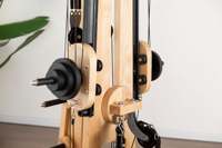 Unité Combinée Tour de Gyro-Poulie en Bois d'Érable pour Entraînement en Studio Commercial