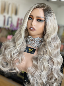2026 Hot Selling Good Looking 100% Natural European Hair <b>Wigs</b> Cuticle Aligned Transparent for Lace <b>Front</b> <b>Wigs</b> High Density - Product Image 1