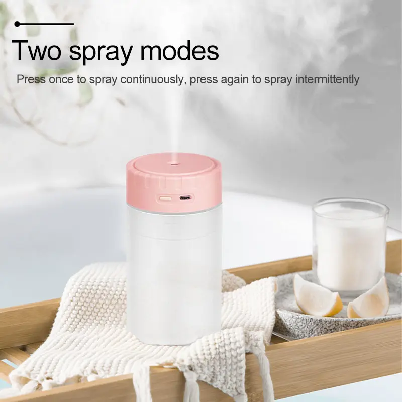 OEM Best Price Mini Wireless Rechargeable USB Aroma Diffuser Essential Oil humidifier Ultrasonic Portable Electric Aroma Diffuse