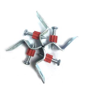 Fixations : Clous à béton en acier de 25 mm avec rondelle, pour pose par clouage, avec système de fixation en plastique et métal - Product Image 1