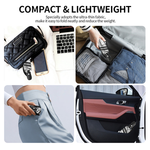 Nuevo Paraguas de Viaje Compacto Ultraligero de 21 Pulgadas y 6 Varillas con Protección Solar SPF 30+ y Recubrimiento UV Plateado, Portátil para el Verano - Product Image 5