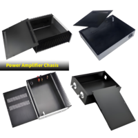 Boîtier d'amplificateur usiné CNC avec précision de ±0,01 mm |   Acier inoxydable/aluminium IP65 |   Offre de prix rapide en 12h