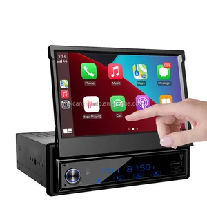 7 Inch Capacitieve Touchscreen Auto Stereo 1 Din Auto Radio 1din Multimedia Mp5 Speler Met Fm/Am/Rds/Sd/Tf