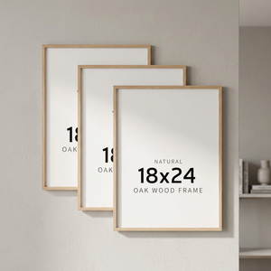 Natural Solid Oak Classic Wooden Digital Printing Picture <b>Frame</b> <b>Wall</b> Hanging Display Home Hotel Decor 8x10 Inch Colorful Medium - Product Image 3