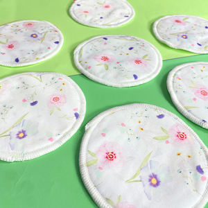 Yetişkin yeniden kullanılabilir yumuşak süt göğüs pedleri 100% organik bambu göğüs pedleri taşıma çantası ile - Product Image 3