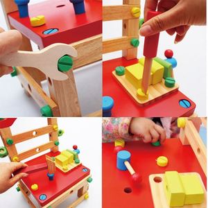 2020 Trending Hot Selling Kids Educational Multi Function Assembly Wooden Chair <b>Tools</b> <b>Toy</b> - Product Image 3