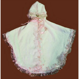 Capa de Tul Rosa con Volantes - Product Image 1