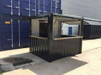 Conteneur de 10 pieds pour mini-vente rapide, café, bar, restaurant rapide, magasin de proximité, kiosque, stand, installation facile