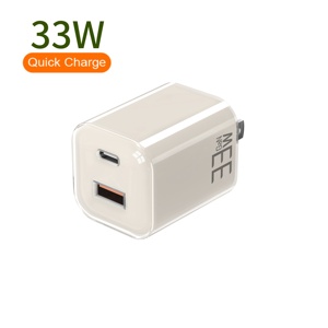 2025 Meistverkauftes 33W Kristallgehäuse Typ-C Wandladegerät Schnellladung <span class=keywords><strong>SCP</strong></span> QC3.0 PD 3.0 Funktionen für Mobiltelefone - Product Image 3
