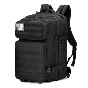 JSH بالجملة حقيبة ظهر تكتيكية حقيبة ظهر متعددة الظهر التكتيكية للسفر حقيبة ظهر إطار تكتيكي 45 لتر شعار مخصص