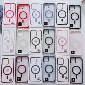 Fundas Protectoras Transparentes Magnéticas Inalámbricas a la Moda 2025, Resistentes a Impactos para <span class=keywords><strong>iPhone</strong></span> 17 Pro Max, 17 Pro, 17 - Product Image 2
