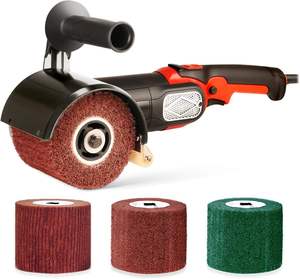 Fourniture d'usine : Roue de <span class=keywords><strong>brosse</strong></span> métallique non tissée 120x100 pour le brossage et la finition des surfaces métalliques - Product Image 6
