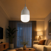 Support de lampe LED résidentiel E27 B22, boîtier en PP, 70-130lm/w, 2400-12000K, alimentation CA