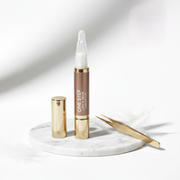 Kit de Permanente para Pestañas y Cejas con Cisteamina Vegana, Sin Olor, Crema de Un Solo Paso, 5ml, Ahorra Tiempo, para Uso en Salón y en Casa