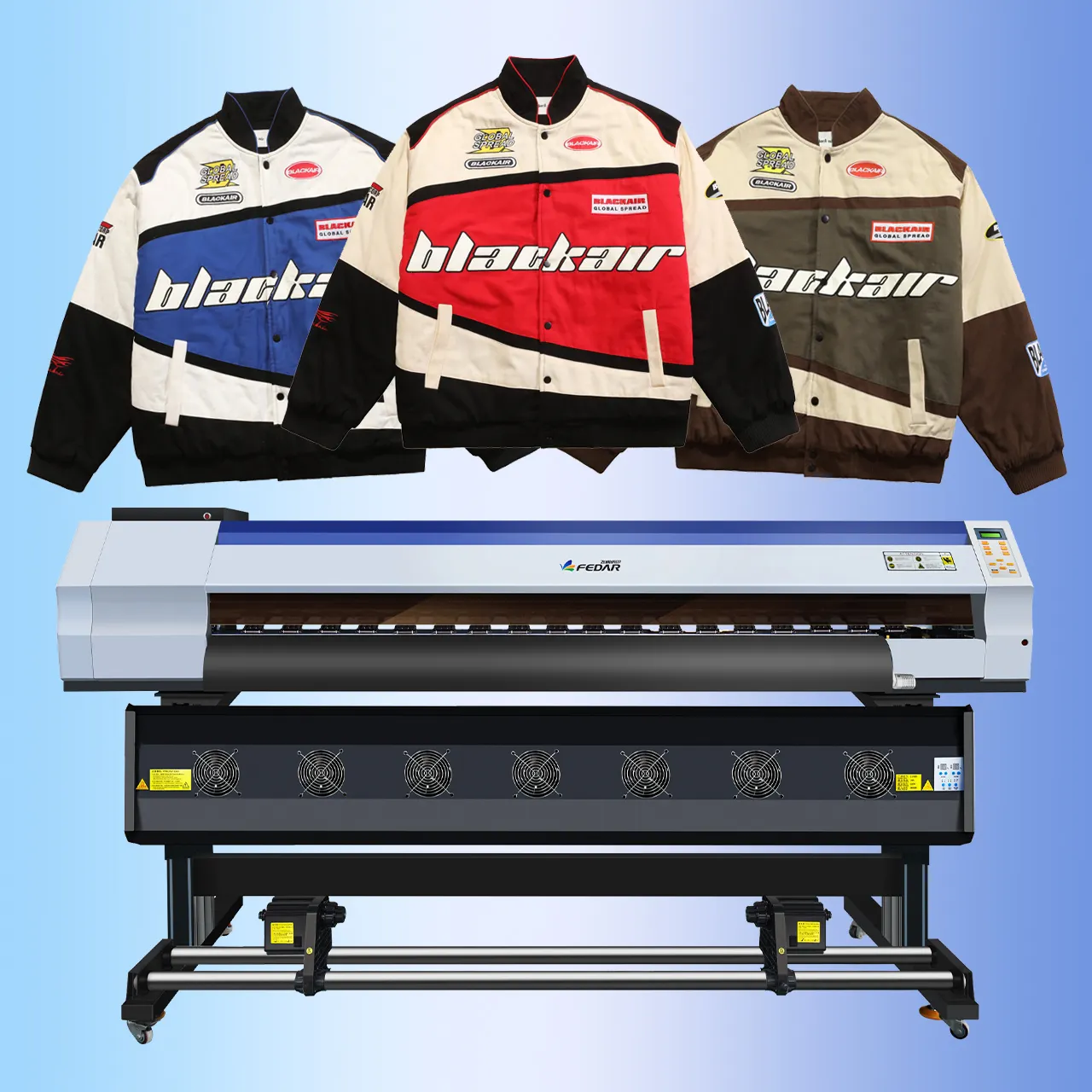 1.3m/1.6m/1.8m/1.9m Large format Dye T shirt textile sublimation printer digital printing machine price print