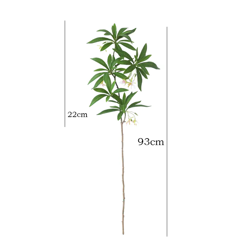 Neues Design künstliche Pflanzen grün künstliche Dekoration Zweige Banyan Ficus Baum Geige Blätter für Tisch Geige