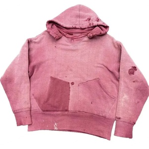 เสื้อฮู้ดดี้ ShanLai รุ่น Distressed Sun Faded ผ้าฝ้าย 100% หนานุ่ม ซักย้อมแบบ Acid Wash ผ้าเฟรนช์เทอร์รี่ - Product Image 1