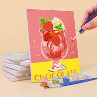 Kit de peinture par numéros personnalisé pour adultes - Ensemble de peinture par numéros personnalisé avec toile et pinceaux de qualité supérieure pour la décoration intérieure