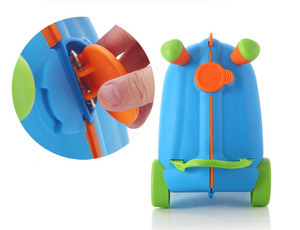 Mainan Anak-anak Lucu Baru Koper Beroda Bentuk Sepeda Motor Koper Beroda untuk Anak-anak Koper Berpergian Koper Berpergian untuk Anak Laki-laki dan Perempuan - Product Image 3