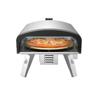 Vente d'usine Four à pizza au gaz professionnel à moteur CC SPCC Four à pizza au gaz de table