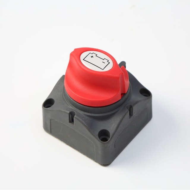 2 Position 2 Pin M10 275A 48V 24V 12V Cut Off Car Battery Disconnect Switch for Marine Boat