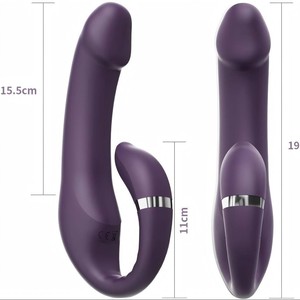 New <strong>2026</strong> Double Head C-Type Dildo Vagina Clitoris Orgasm Vibrator Female <strong>Masturbation</strong> Massage Sex Toys for Women G-Spot Massager - Product Image 5