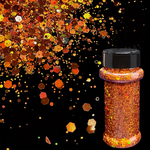 Poudre pailletée pour animaux <span class=keywords><strong>de</strong></span> compagnie Fluorescent Chunky Glitter Matte Mix Non Toxique Artisanat Artisanat Arts Décorations Glitter Warehouse - Product Image 2