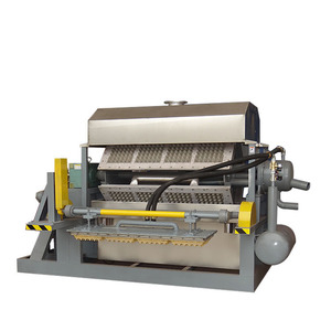 Machine de moulage automatique de pâte à papier contrôlée par PLC, machine à plateaux à œufs, machine de séchage, pompe haute capacité, moteur de boîte de vitesses, prix usine - Product Image 1