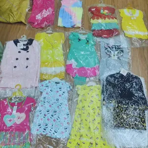 Wholesale baby girls summer short sleeved dresses cotton dresses children girls princess dresses children's clothing