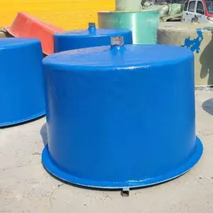 कस्टम एक्वाकल्चर मछली तालाब के लिए एफआरपी फाइबर ग्लास मछली टैंक/झींगा खेत - Product Image 1