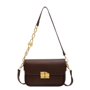 New Arrival Pure Color Women's Handbag Leather Crossbody <b>Bag</b> Pu Shoulder <b>Bag</b> Hand <b>Bag</b> for Women - Product Image 1