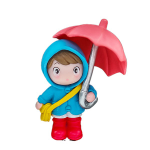 Cute Cartoon Girl <b>Car</b> <b>Ornaments</b> Plastic Decorations Set Of Four Random Colors For <b>Car</b> Interior Decoration - Product Image 5