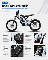 Original Surron Light Bee X 72V 10000W 35Ah Elektrisches Dirt Bike Offroad-Motorrad Sofort Lieferbar DDP USA UK AU