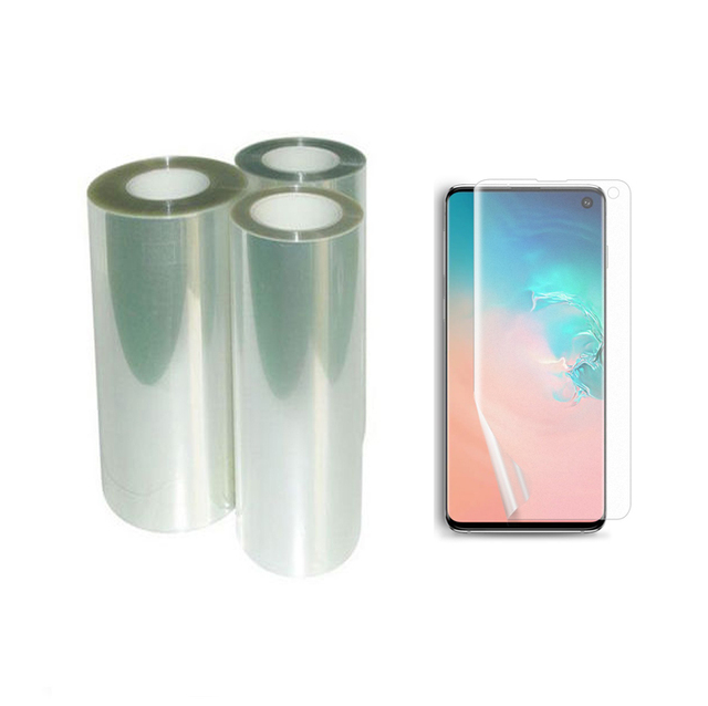 Clear Hydrogel Film Roll Nano TPU Screen Protector for Mobile Phones Self-Healing and Anti-Fingerprint Raw Material