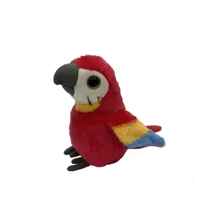 Manufacture Realistic Plush Stuffed Animal Parrot Stuffed Animals for kids Home Office Festival Decor