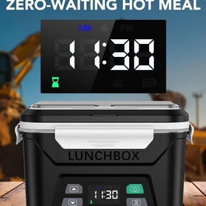 Boîte à lunch chauffante portable sans fil pour adultes, avec chauffage automatique alimenté par batterie et sac isotherme, pour développement personnalisé - Product Image 5