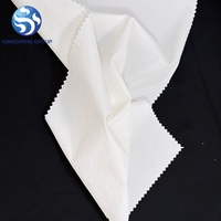 Tissu de Mariée Satin Brillant Ivoire 50D, 44% Polyester, 48% Nylon, 8% Spandex, Teint Uni, Transparent, Tissé pour Robes de Mariée