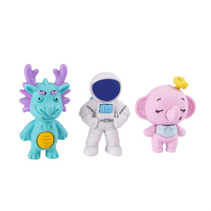 New Arrival Phổ Biến Văn Phòng Phẩm Và Trường Học Nguồn Cung Cấp Bán Buôn 3D Rồng Phi Hành Gia Voi Hình Erasers Cho Trẻ Em Bút Chì Erasers - Product Image 1