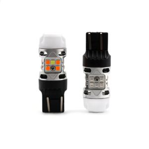 Nâng cấp T3 LED bóng đèn 24 Wát 1500lm 7443 màu kép switchback được xây dựng trong điện trở 99% lỗi miễn phí - Product Image 5