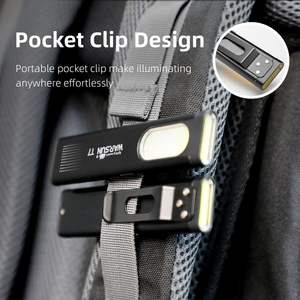Многофункциональный водонепроницаемый перезаряжаемый карманный фонарь WARSUN T7 из алюминиевого сплава, 500 люмен, миниатюрный, портативный, для использования на открытом воздухе - Product Image 5