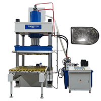 Presse hydraulique à chaud pour matériaux composites, pour la production de coques de drones UAV en fibre de carbone, 315t, presse à quatre colonnes