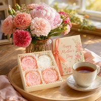Hochzeits-Gastgeschenk Rosen-Sojawachs Duftkerzen-Geschenkbox-Set Großhandel Brautparty-Präsent Individuelles Logo OEM ODM