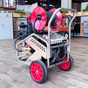 Máquina de Limpieza de Tuberías de Alta Presión LICHI, Motor Eléctrico de Alta Calidad, 20L, 100 bar, 1450PSI, Agua Fría - Product Image 1