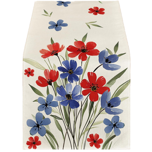 Ensemble de napperons et de sets de table en dentelle crochetée brodée, style rustique européen chic, imprimé rustique, pour la maison et l'hôtel - Product Image 1