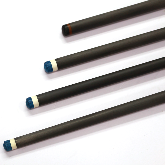 Carbon Fiber Pool Cue Stick with Stainless Steel Joint 735mm Length 2-Piece 3.8-4.0 oz Weight Rubber Tip Pool Cap Joint Ring