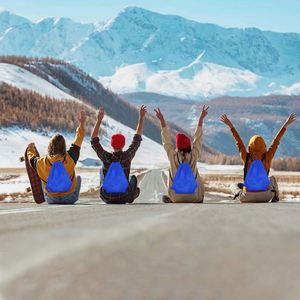 Bolsas de Zapatos Impermeables con Cordón y Logotipo Personalizado, Bolsa de Viaje con Cordón de Nailon para Gimnasio, Bolsa de Compras Promocional de Poliéster - Product Image 4