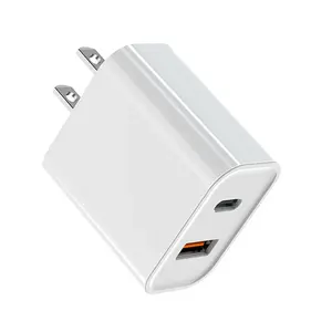 Chargeur rapide USB-C PD 20W avec certification ETL pour téléphone portable Android et écouteurs Bluetooth