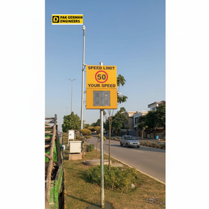 แผงแสดงผลความเร็ว LED |   จอแสดงผลความเร็วการจราจรด้วยเรดาร์ - Product Image 1