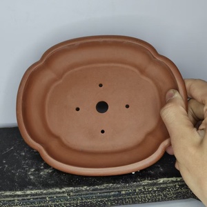 Pot à bonsaï en argile violette Yixing de haute qualité, fait main, non verni, avec pieds en forme de nuage - Product Image 3
