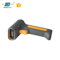 Escáner de Código de Barras Industrial Inalámbrico Portátil con Base, Lector QR Resistente CMOS, Batería de 5000mAh para Almacén, Biblioteca, Supermercado